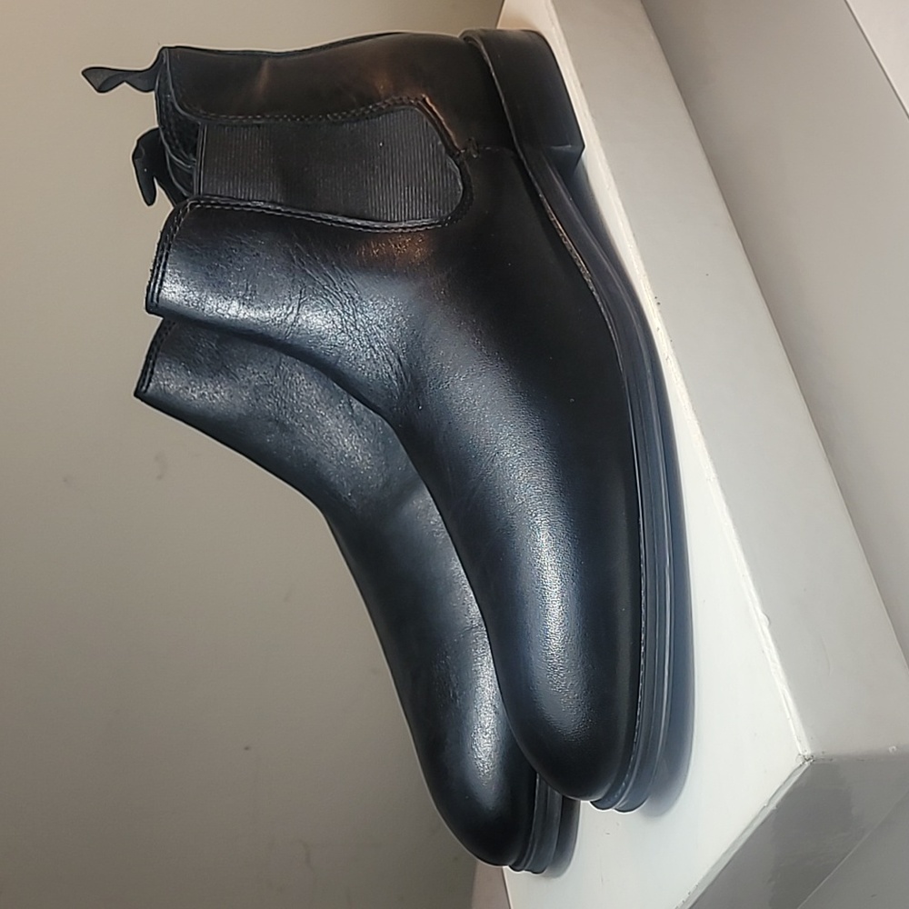 Office London black Imbark chelsea leather boots size 7